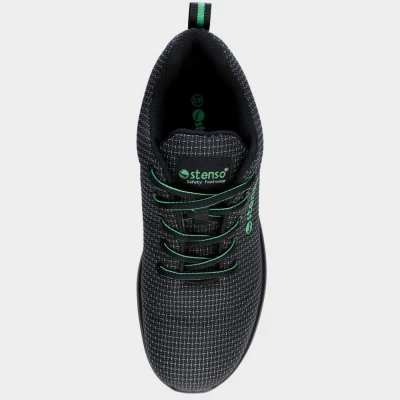 Pantofi de protecție ACE NEGRU S3 MF SR / Stenso / Încălțăminte sport de protecție, casual și timp liber