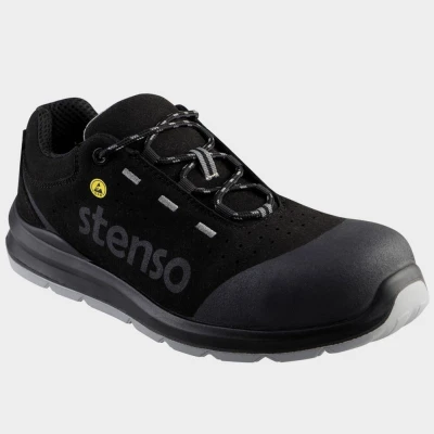 Pantofi de protecție JETT BLACK LOW MF S1PL MF ESD / Stenso / Încălțăminte de protecție S1PL
