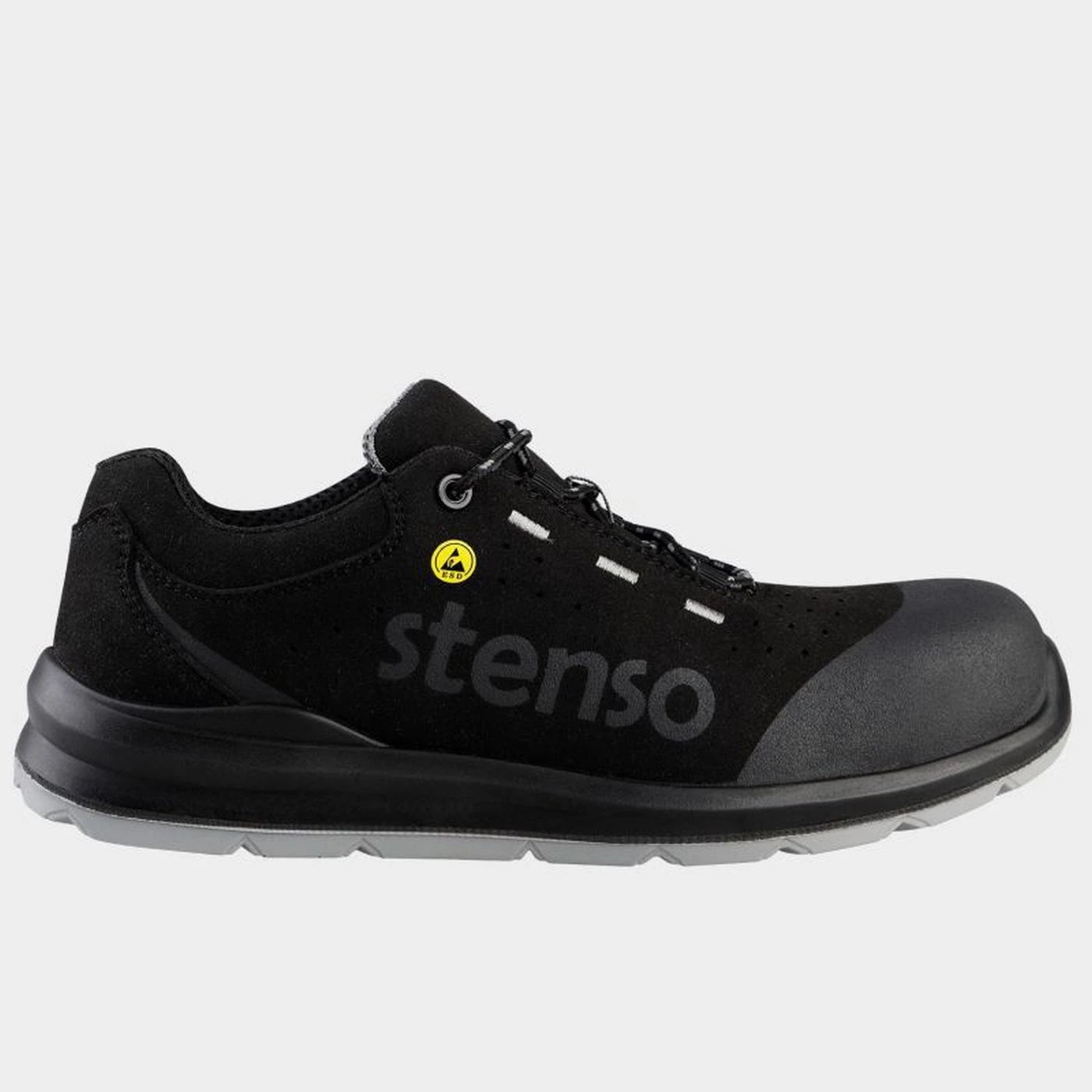 Pantofi de protecție JETT BLACK LOW MF S1PL MF ESD / Stenso / Încălțăminte de protecție S1PL