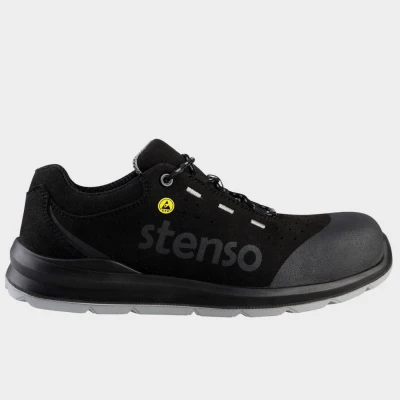 Pantofi de protecție JETT BLACK LOW MF S1PL MF ESD / Stenso / Încălțăminte de protecție S1PL