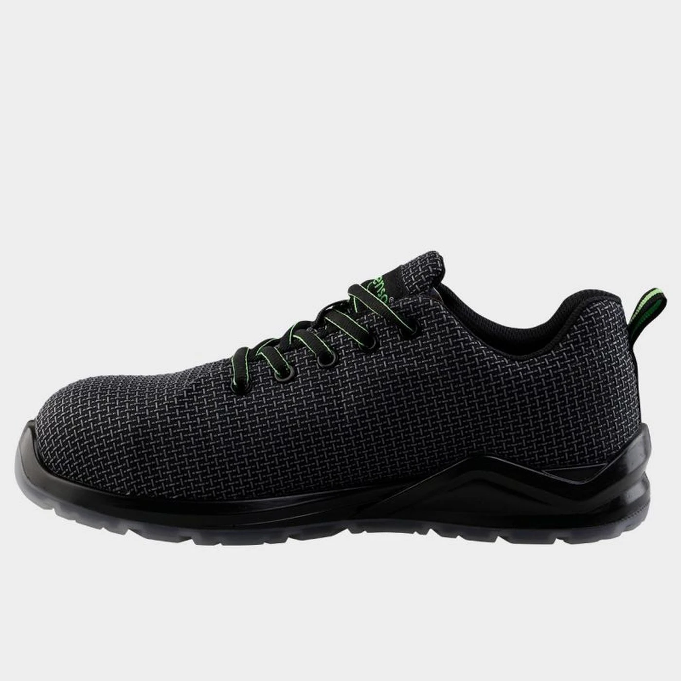 Pantofi de lucru respirabili ACE NEGRU O2 MF SR / Stenso / Încălțăminte sport de protecție, casual și timp liber
