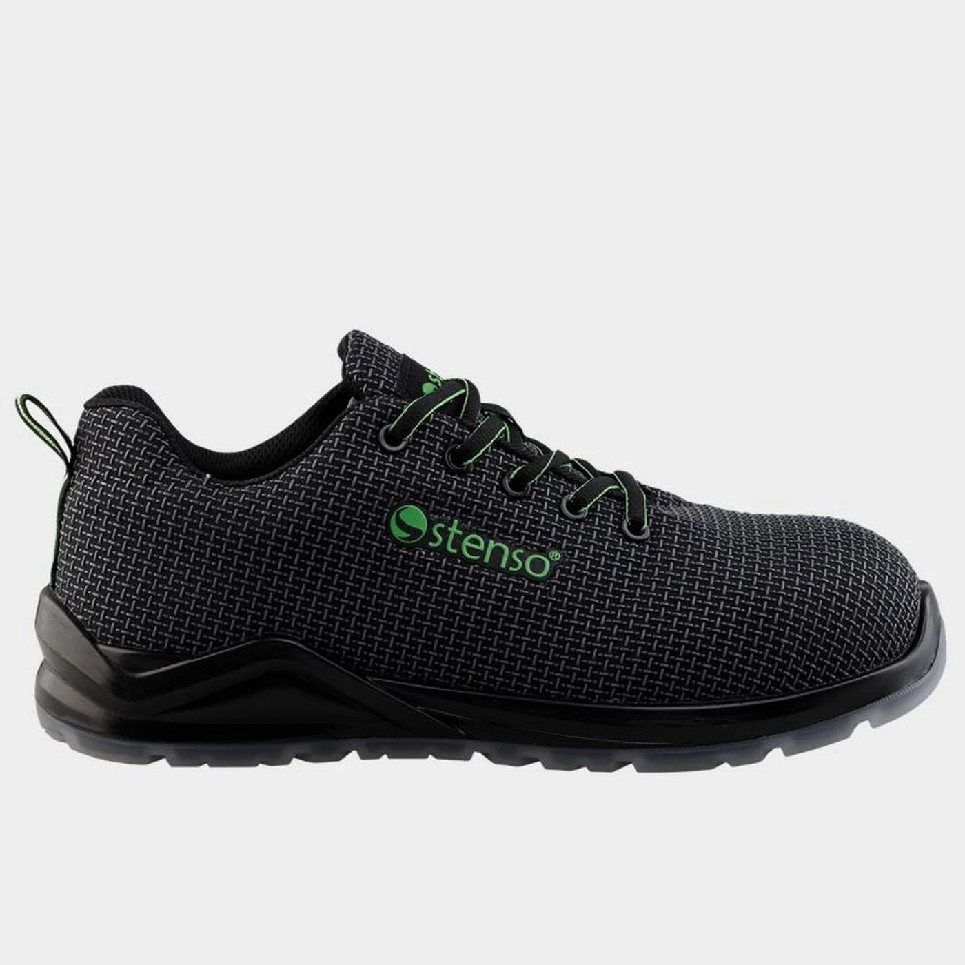 Pantofi de lucru respirabili ACE NEGRU O2 MF SR / Stenso / Încălțăminte sport de protecție, casual și timp liber