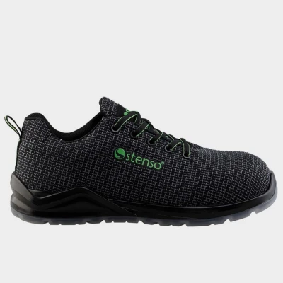 Pantofi de lucru respirabili ACE NEGRU O2 MF SR / Stenso / Încălțăminte sport de protecție, casual și timp liber