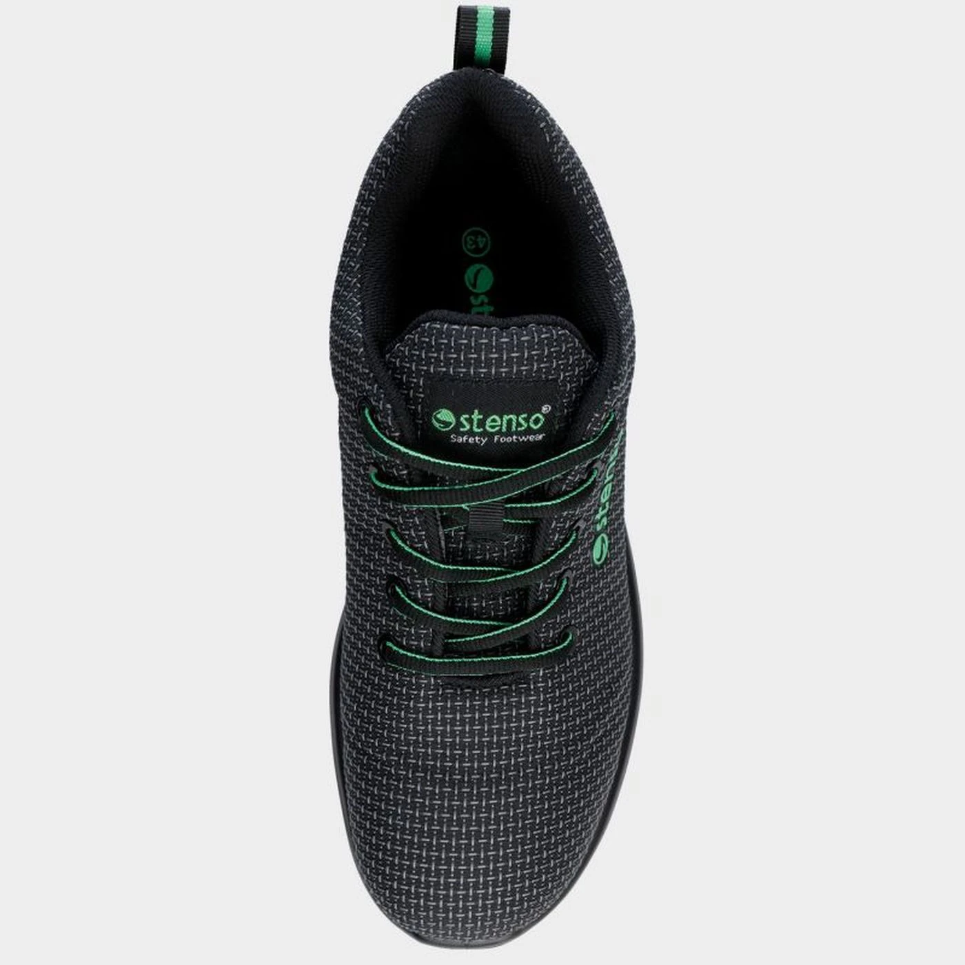 Pantofi de lucru respirabili ACE NEGRU O2 MF SR / Stenso / Încălțăminte sport de protecție, casual și timp liber