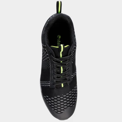 Pantofi de lucru respirabili REVOLT CROSS BLACK O1 MF ESD SR / Stenso / Încălțăminte sport de protecție, casual și timp liber