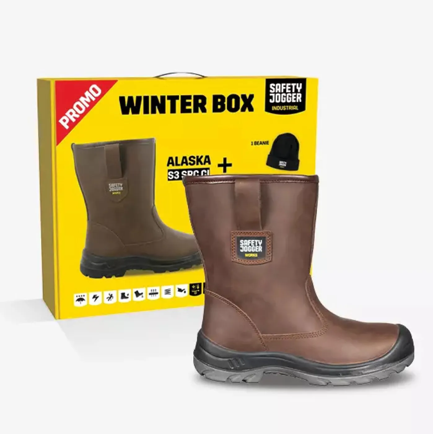 Pachet promo WINTER BOX ALASKA S3 SRC CI / Safety Jogger / Cizme de protecție și de lucru