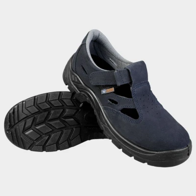Sandale de protecție TOUAREG SANDAL VINTAGE NAVY S1 / Stenso / Sandale de protecție, saboți de lucru, galoși din PVC