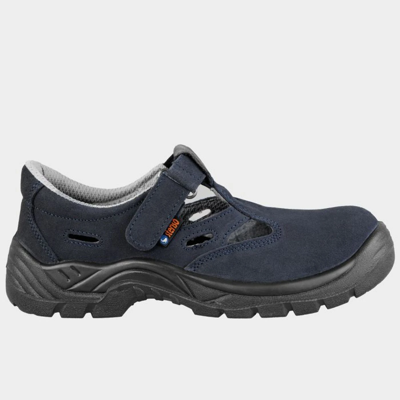Sandale de protecție TOUAREG SANDAL VINTAGE NAVY S1 / Stenso / Sandale de protecție, saboți de lucru, galoși din PVC