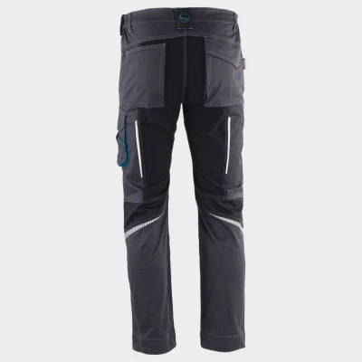 Pantaloni de lucru REVOLT 4STRETCH GREY/BLACK/PETROL / Stenso / Pantaloni, salopete, colanți