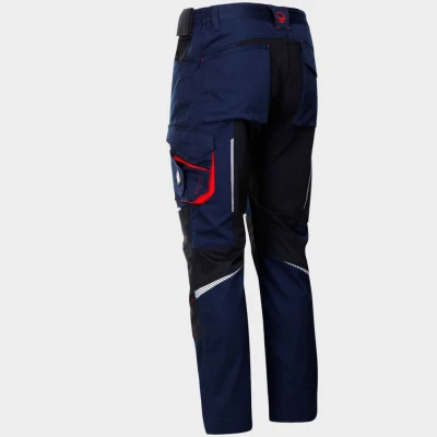 Pantaloni de lucru REVOLT 4STRETCH ALBASTRU MARIN/NEGRU / Stenso / Pantaloni, salopete, colanți