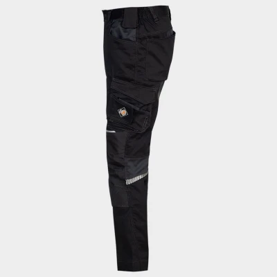 Pantaloni de lucru REVOLT 4STRETCH NEGRU/GRI ÎNCHIS/GRI / Stenso / Pantaloni, salopete, colanți
