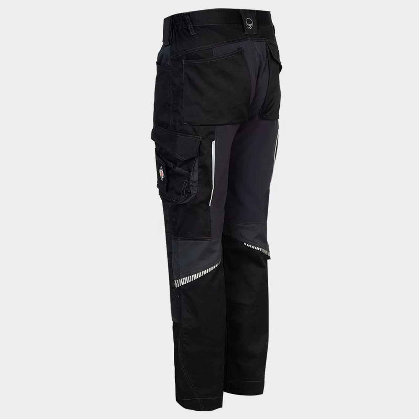 Pantaloni de lucru REVOLT 4STRETCH NEGRU/GRI ÎNCHIS/GRI / Stenso / Pantaloni, salopete, colanți