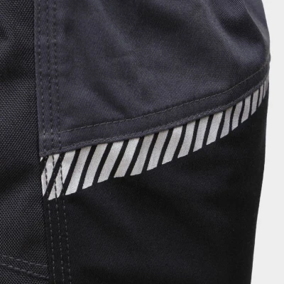 Salopetă de lucru REVOLT 4STRETCH NEGRU/GRI ÎNCHIS/GRI / Stenso / Pantaloni, salopete, colanți