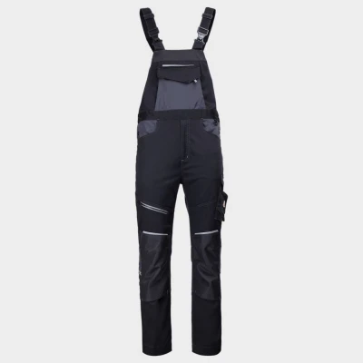 Salopetă de lucru REVOLT 4STRETCH NEGRU/GRI ÎNCHIS/GRI / Stenso / Pantaloni, salopete, colanți