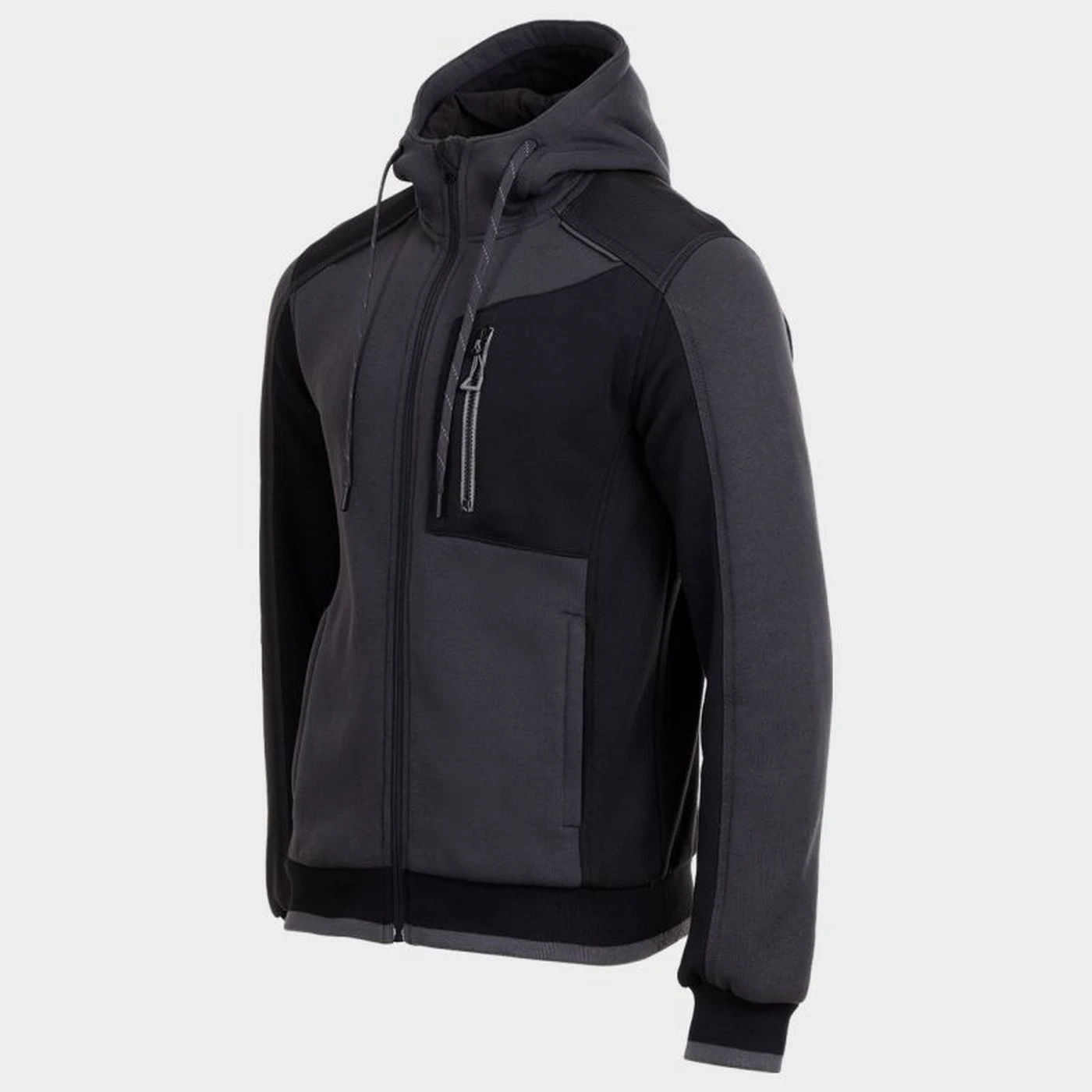 Hanorac REVOLT GRI/NEGRU / Stenso / Hanorace, bluze softshell, polar și fleece