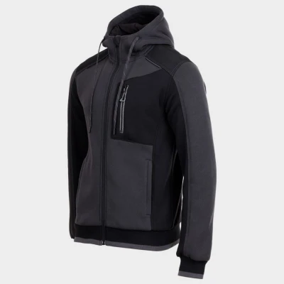 Hanorac REVOLT GRI/NEGRU / Stenso / Hanorace, bluze softshell, polar și fleece