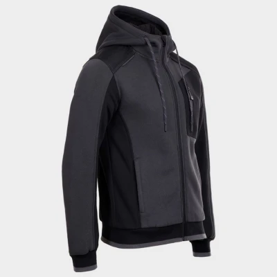 Hanorac REVOLT GRI/NEGRU / Stenso / Hanorace, bluze softshell, polar și fleece