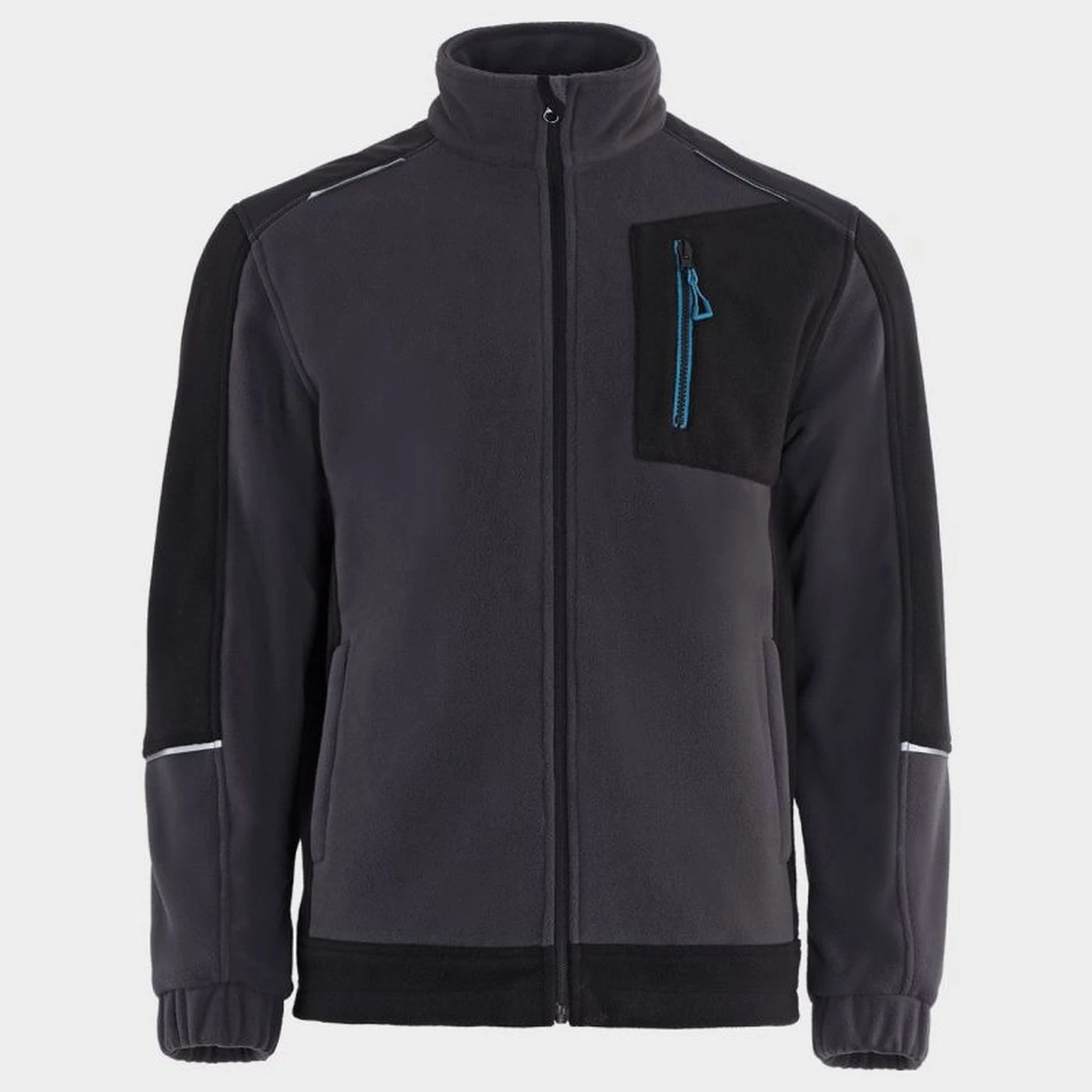 Hanorac REVOLT FLEECE GRI/NEGRU/PETROL / Stenso / Hanorace, bluze softshell, polar și fleece