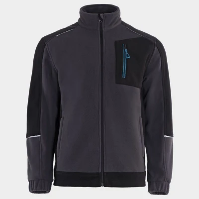 Hanorac REVOLT FLEECE GRI/NEGRU/PETROL / Stenso / Hanorace, bluze softshell, polar și fleece