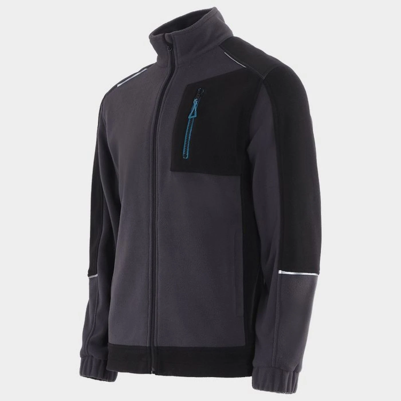 Hanorac REVOLT FLEECE GRI/NEGRU/PETROL / Stenso / Hanorace, bluze softshell, polar și fleece