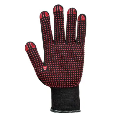 A110 - Mănuși Nylon Polka Dot / Portwest / Mănuși de protecție din material textil impregnate