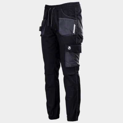 Pantaloni de lucru REVOLT SPORT NEGRU / Stenso / Pantaloni, salopete, colanți