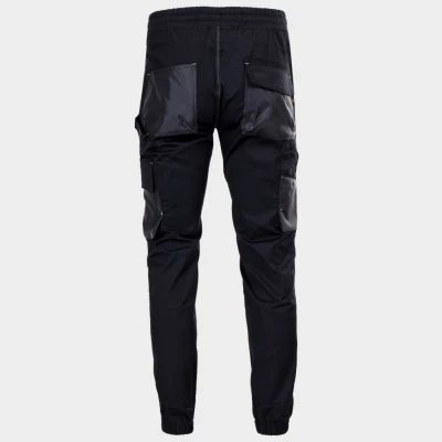 Pantaloni de lucru REVOLT SPORT NEGRU / Stenso / Pantaloni, salopete, colanți