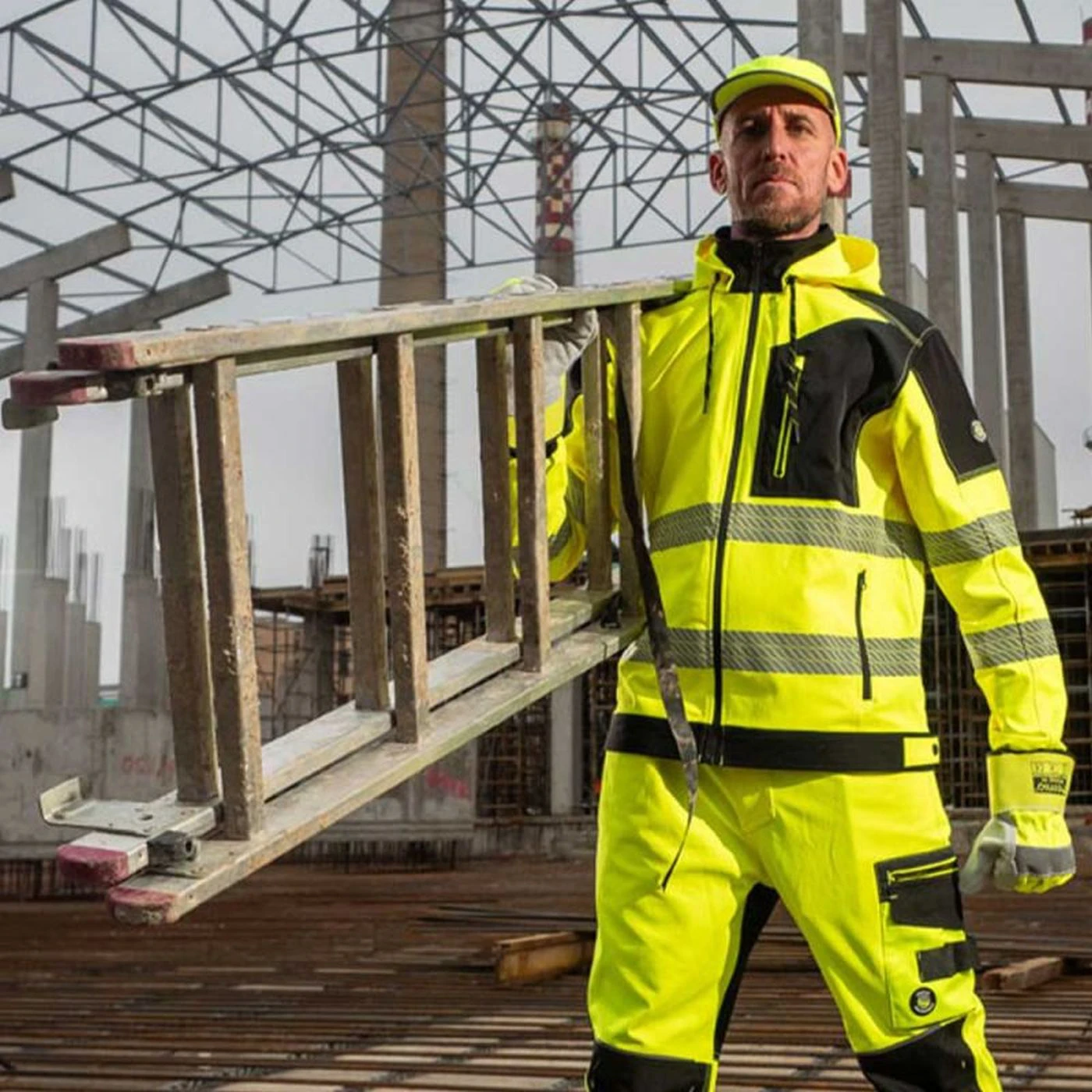 Jachetă de lucru REVOLT HV 4STRETCH YELLOW / Stenso / Jachete și geci