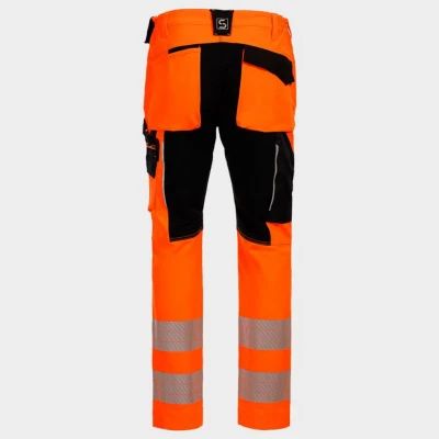 Pantaloni de lucru REVOLT HV 4STRETCH ORANGE / Stenso / Pantaloni, salopete, colanți