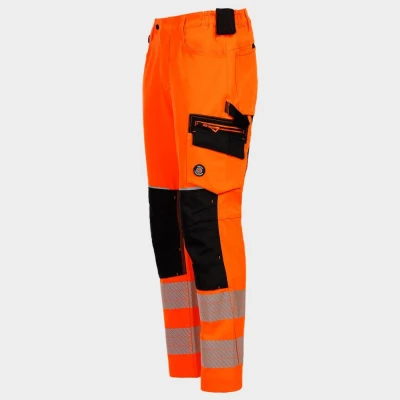 Pantaloni de lucru REVOLT HV 4STRETCH ORANGE / Stenso / Pantaloni, salopete, colanți