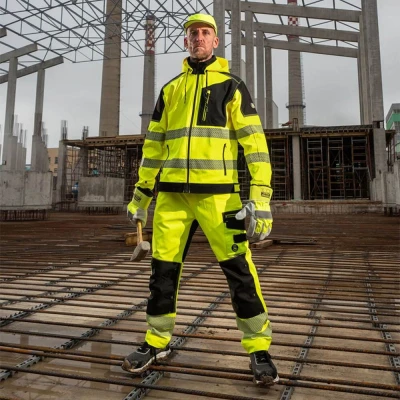 Pantaloni de lucru REVOLT HV 4STRETCH YELLOW / Stenso / Pantaloni, salopete, colanți