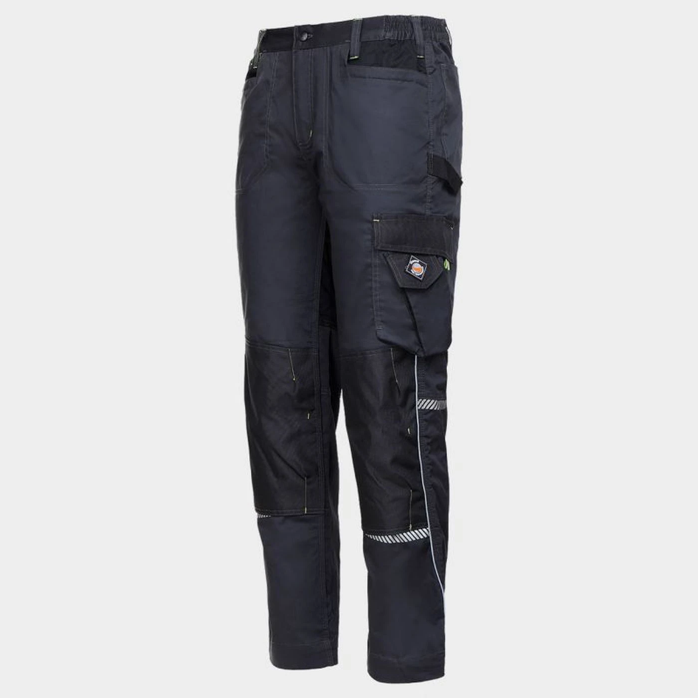 Pantaloni de lucru PRISMA SPANDEX GRI/NEGRU / Stenso / Pantaloni, salopete, colanți