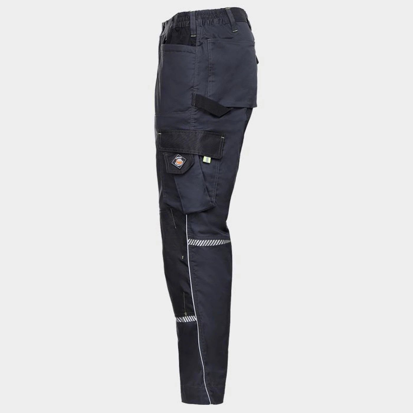 Pantaloni de lucru PRISMA SPANDEX GRI/NEGRU / Stenso / Pantaloni, salopete, colanți