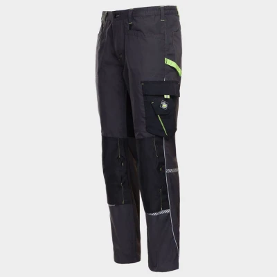 Pantalon de lucru PRISMA GRI/VERDE / Stenso / Pantaloni, salopete, colanți