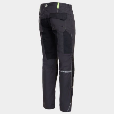 Pantalon de lucru PRISMA GRI/VERDE / Stenso / Pantaloni, salopete, colanți