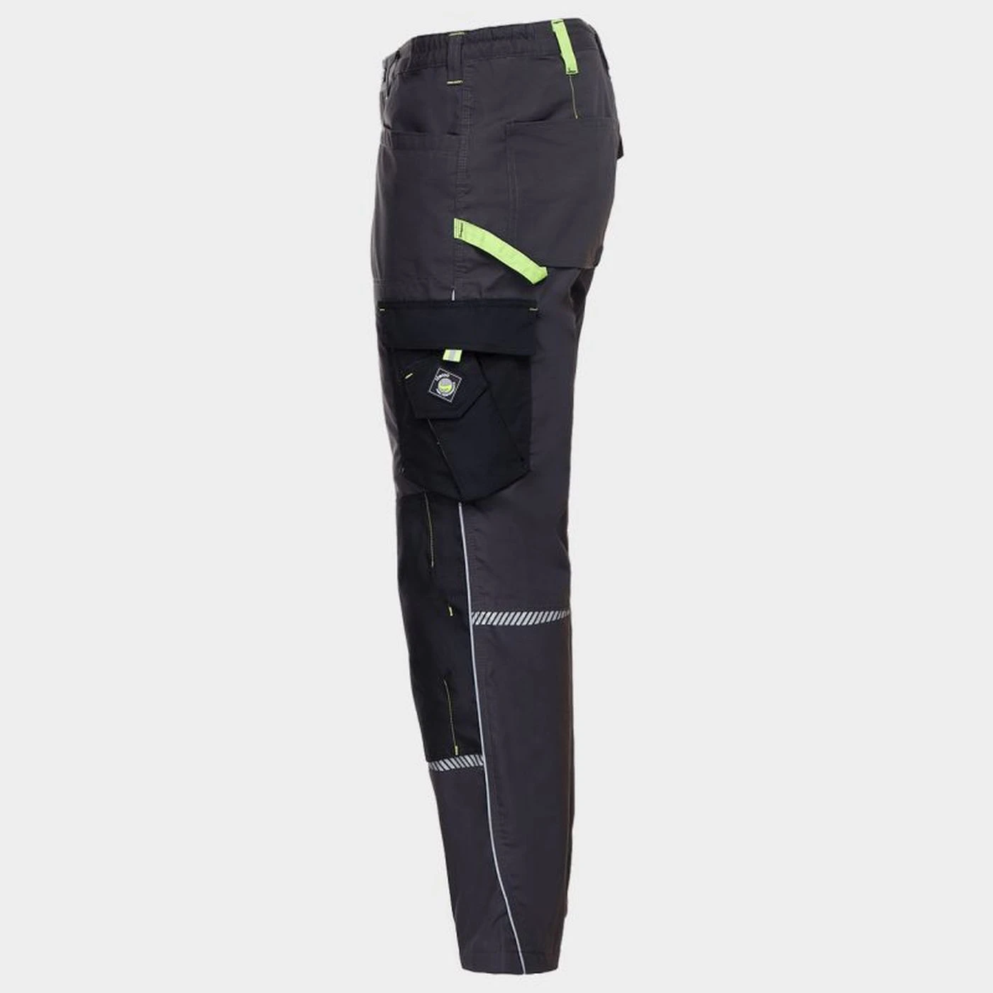 Pantalon de lucru PRISMA GRI/VERDE / Stenso / Pantaloni, salopete, colanți