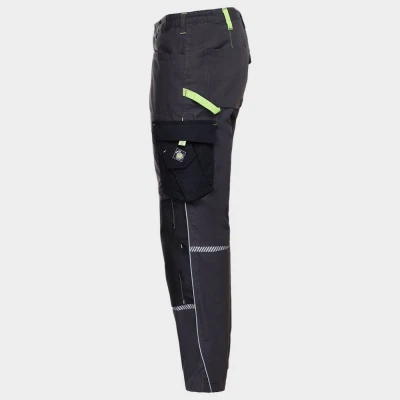 Pantalon de lucru PRISMA GRI/VERDE / Stenso / Pantaloni, salopete, colanți