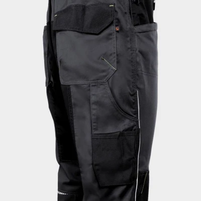 Salopetă de lucru PRISMA SPANDEX GRI/NEGRU / Stenso / Pantaloni, salopete, colanți