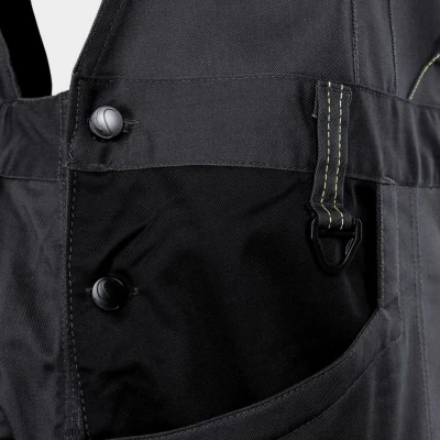 Salopetă de lucru PRISMA SPANDEX GRI/NEGRU / Stenso / Pantaloni, salopete, colanți