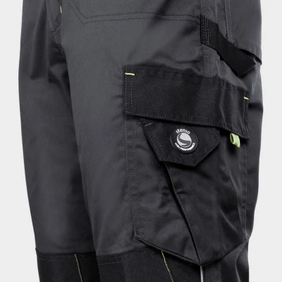 Salopetă de lucru PRISMA SPANDEX GRI/NEGRU / Stenso / Pantaloni, salopete, colanți