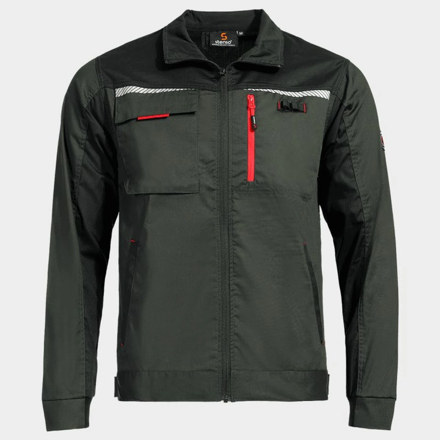 Jachetă de lucru PRISMA LIGHT STRETCH KAKI/NEGRU / Stenso / Jachete și geci