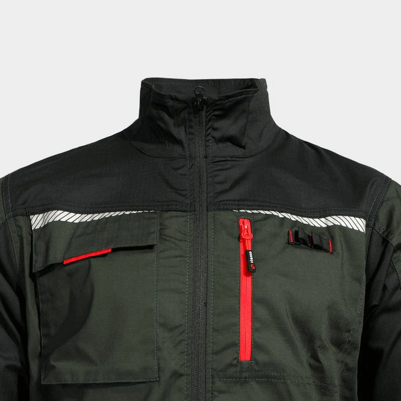 Jachetă de lucru PRISMA LIGHT STRETCH KAKI/NEGRU / Stenso / Jachete și geci