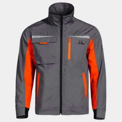 Jachetă de lucru PRISMA LIGHT STRETCH GRI/PORTOCALIU / Stenso / Jachete și geci