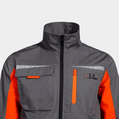 Jachetă de lucru PRISMA LIGHT STRETCH GRI/PORTOCALIU / Stenso / Jachete și geci