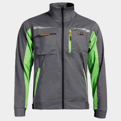 Jachetă de lucru PRISMA LIGHT STRETCH GRI/VERDE / Stenso / Jachete și geci