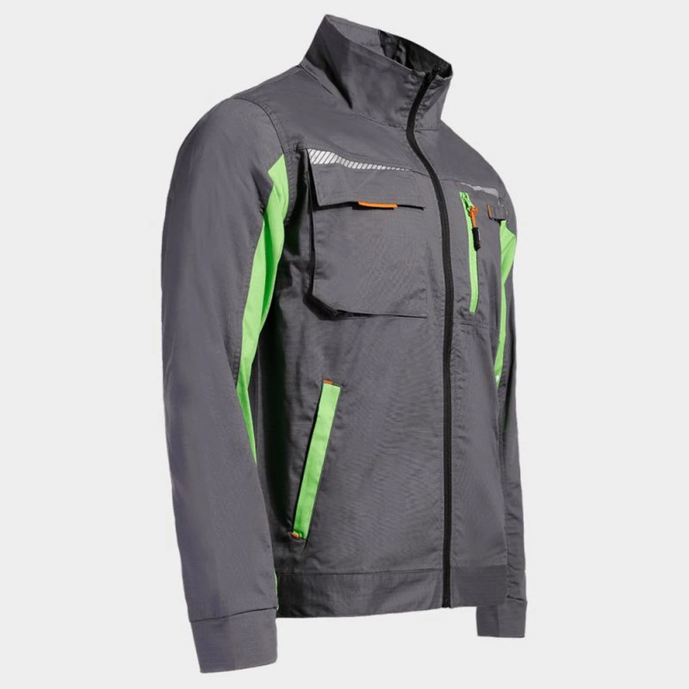 Jachetă de lucru PRISMA LIGHT STRETCH GRI/VERDE / Stenso / Jachete și geci