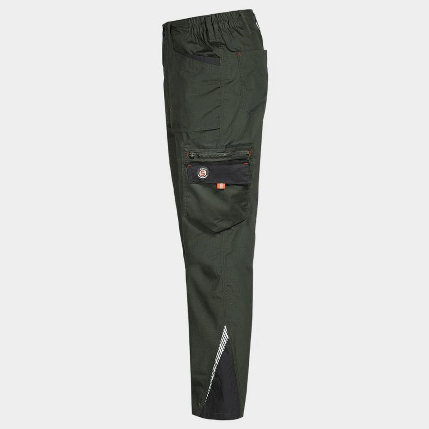 Pantaloni de lucru PRISMA LIGHT STRETCH KAKI/NEGRU / Stenso / Pantaloni, salopete, colanți