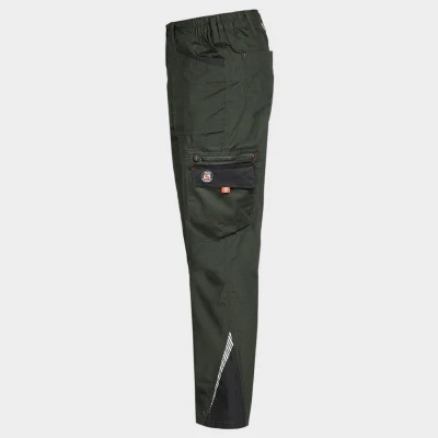 Pantaloni de lucru PRISMA LIGHT STRETCH KAKI/NEGRU / Stenso / Pantaloni, salopete, colanți