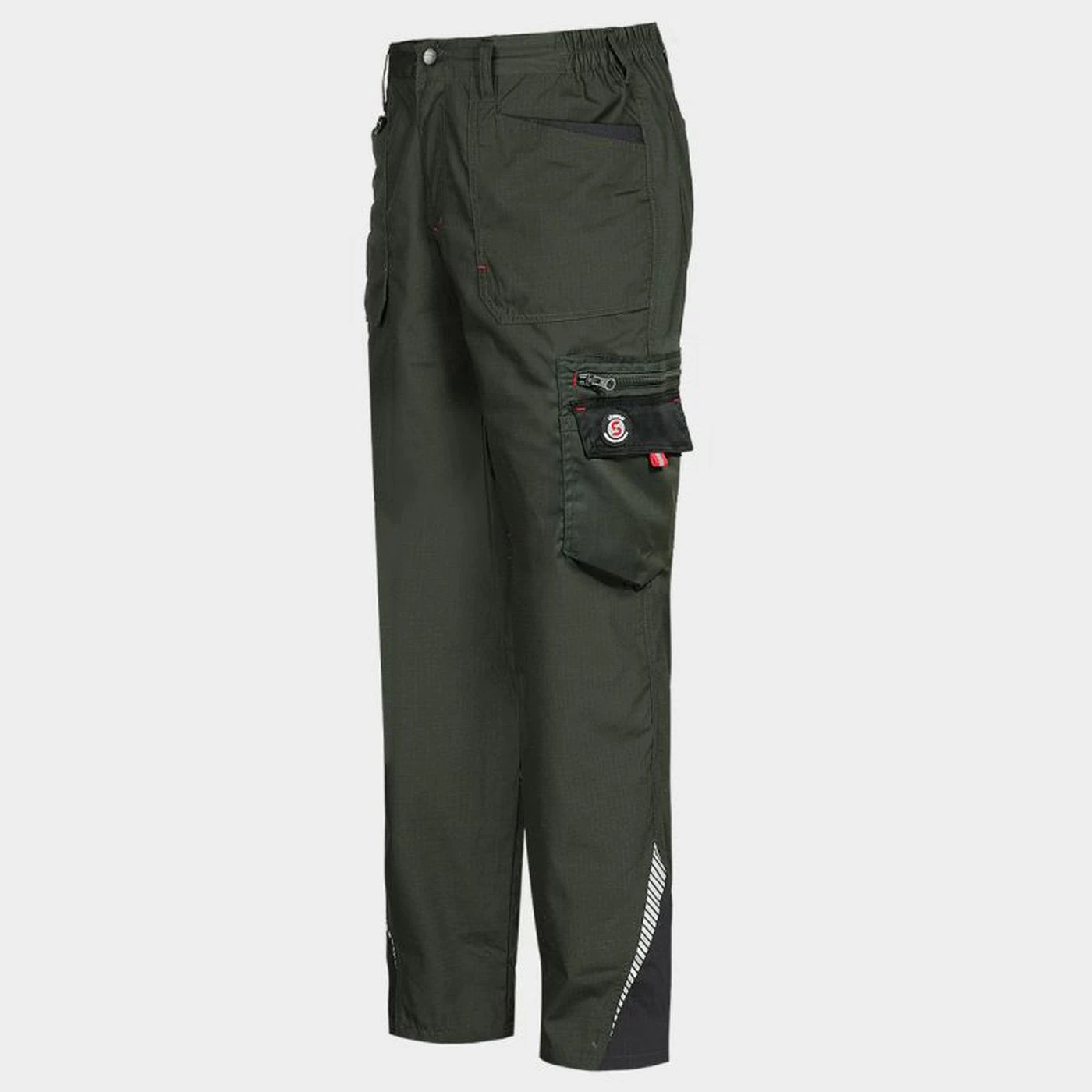 Pantaloni de lucru PRISMA LIGHT STRETCH KAKI/NEGRU / Stenso / Pantaloni, salopete, colanți