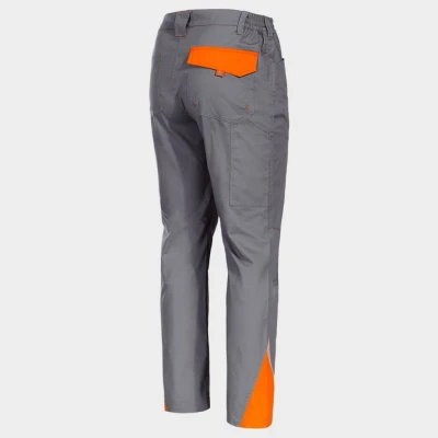 Pantaloni de lucru PRISMA LIGHT STRETCH GRI/PORTOCALIU / Stenso / Pantaloni, salopete, colanți